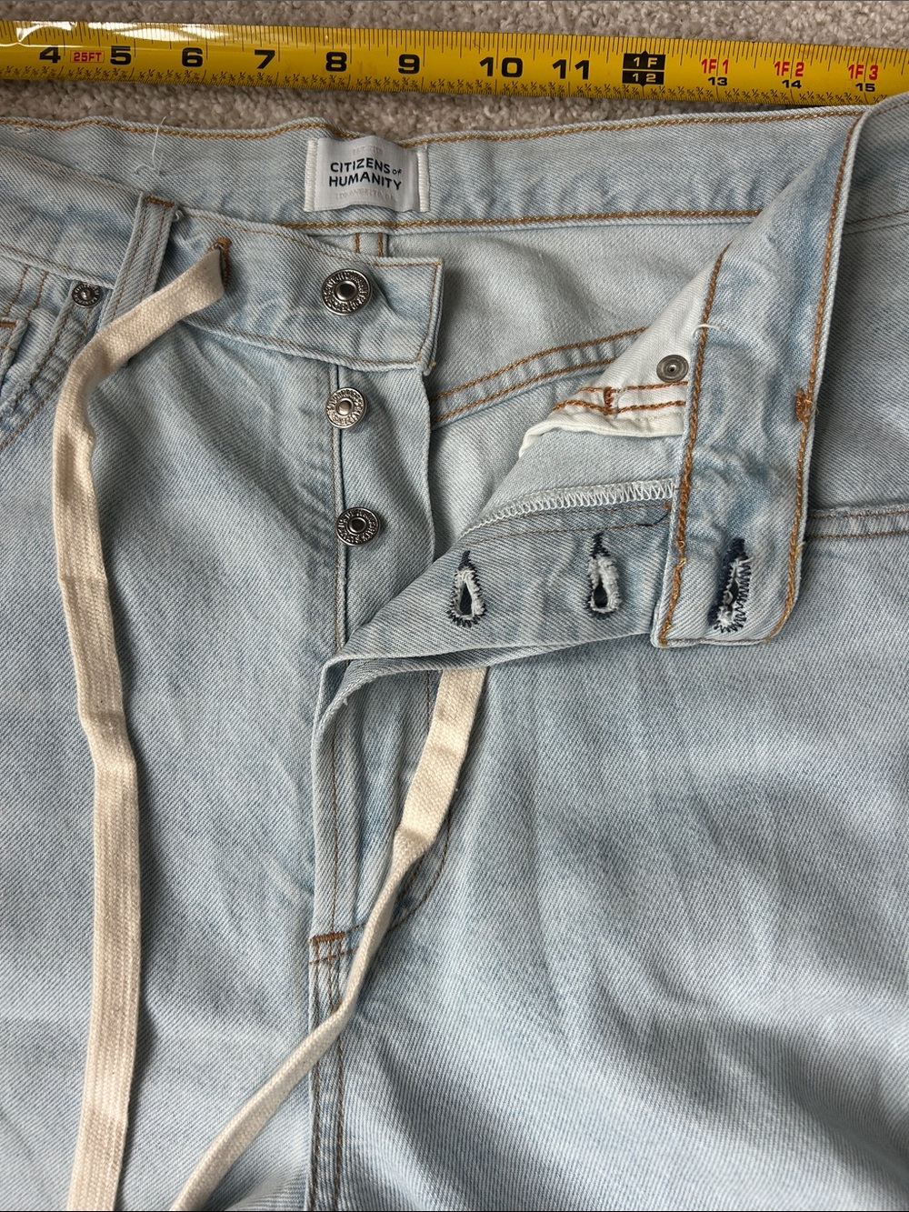 Like new Citizens of Humanity Brynn drawstring trouser jeans - Picture 6 of 16